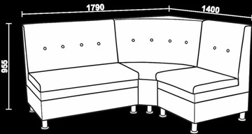 Кухонный угловой диван Нео КМ-05 ДУ в Твери - предосмотр 2